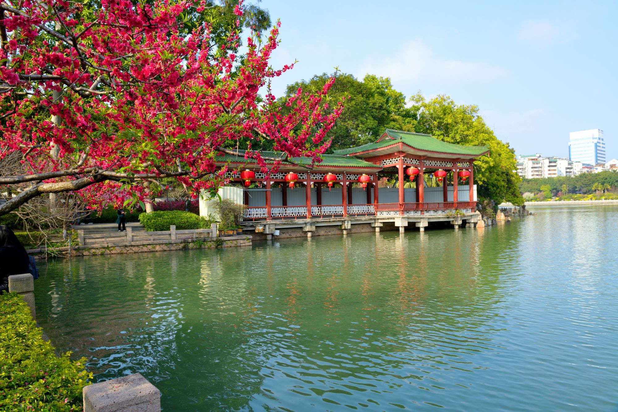 Fuzhou Lakeside Hotel Bagian luar foto